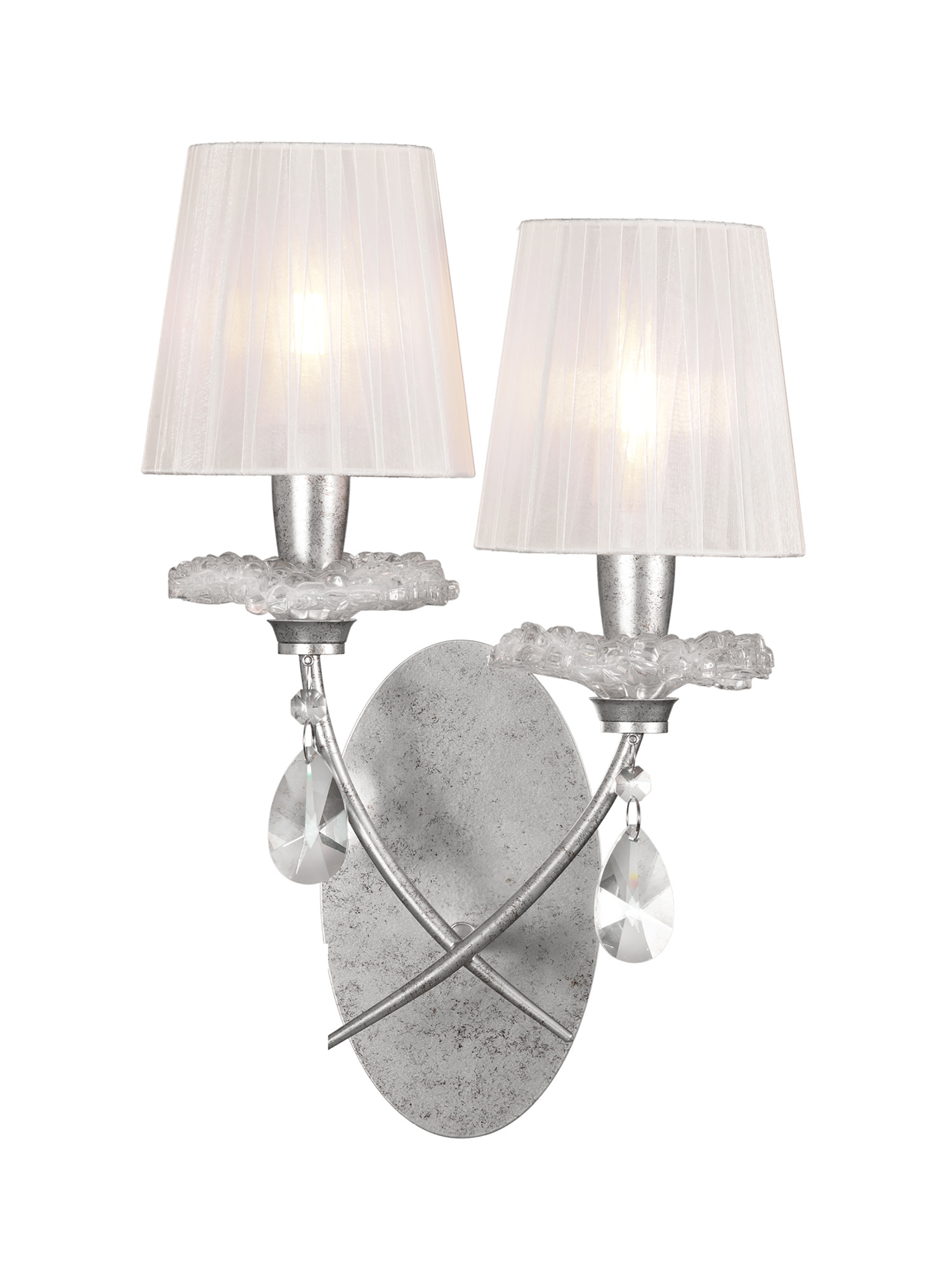 Sophie Silver Wall Lights Mantra Armed Wall Lights Sophie Silver Wall Lights Mantra Armed Wall Lights